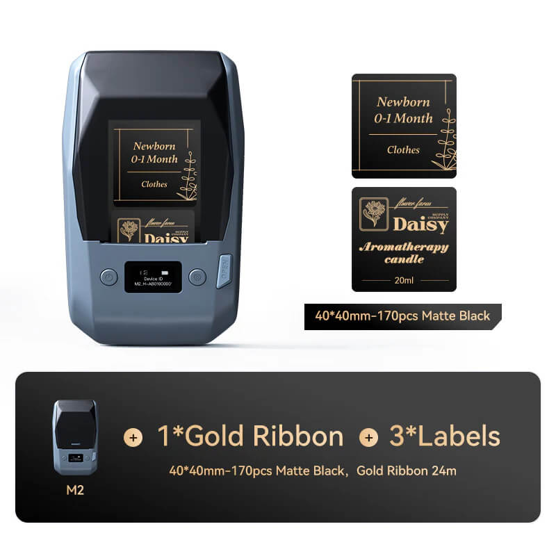 NIIMBOT M2 Label Maker with Tape 2Inch Thermal Transfer Support Color Ribbon Printing Bluetooth Sticker Printer-22