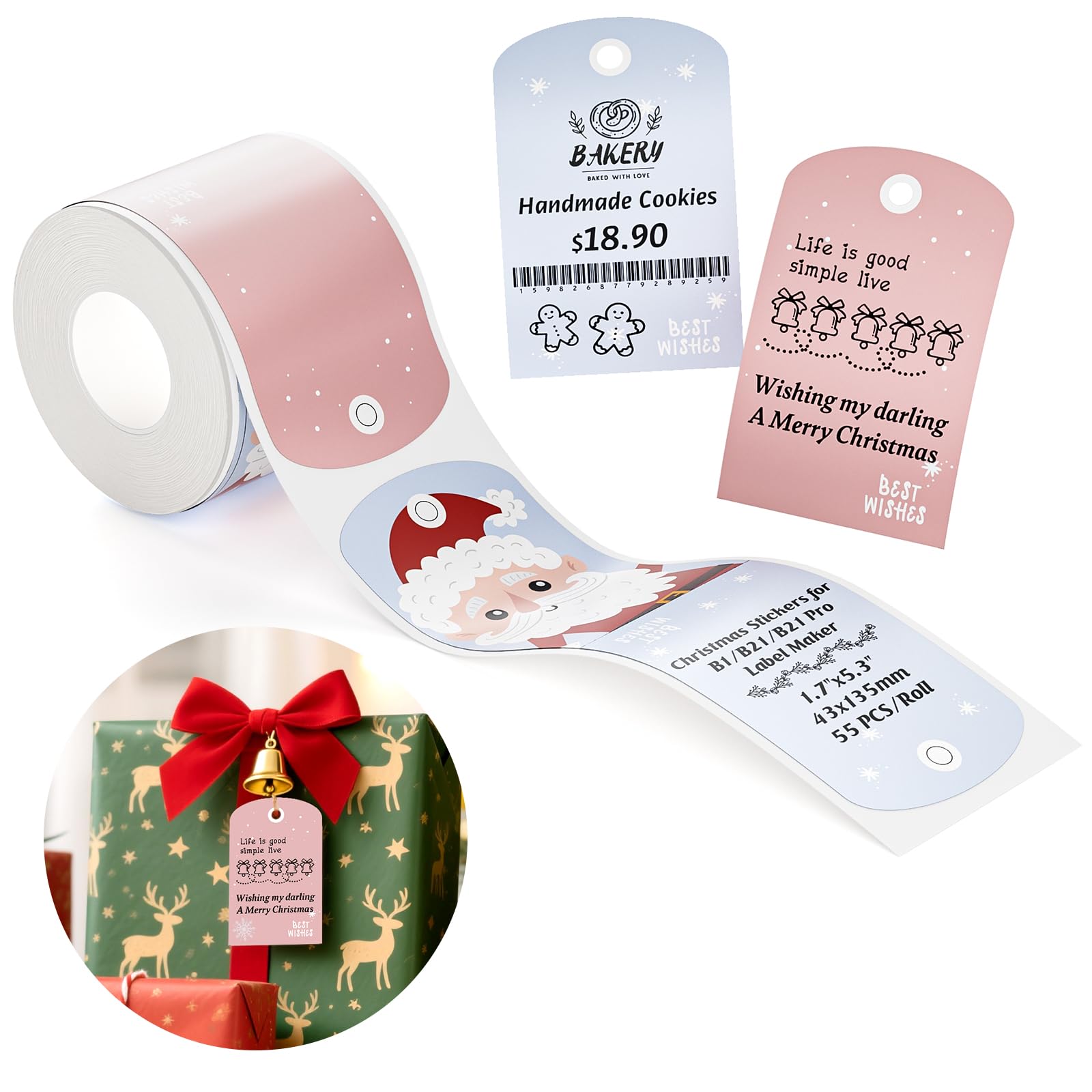 NIIMBOT Photo Papers or Red&Black Labels Only for B21 Pro/B1 Pro-40