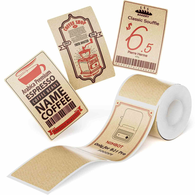 NIIMBOT Photo Papers or Red&Black Labels Only for B21 Pro/B1 Pro-26