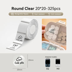 NIIMBOT Thermal Transfer Label Printer Labels for M2, M3-57