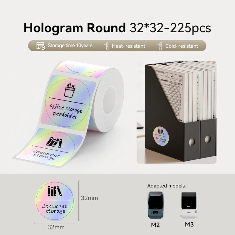 NIIMBOT Thermal Transfer Label Printer Labels for M2, M3-55