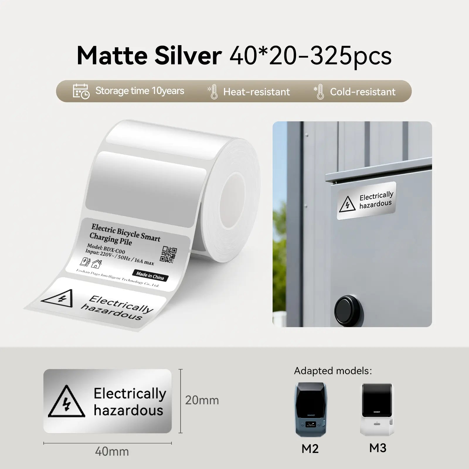 NIIMBOT Thermal Transfer Label Printer Labels for M2, M3-58