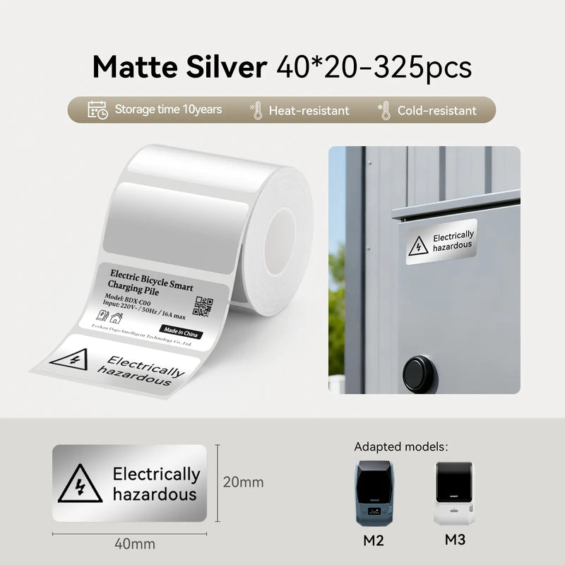 NIIMBOT Thermal Transfer Label Printer Labels for M2, M3-58