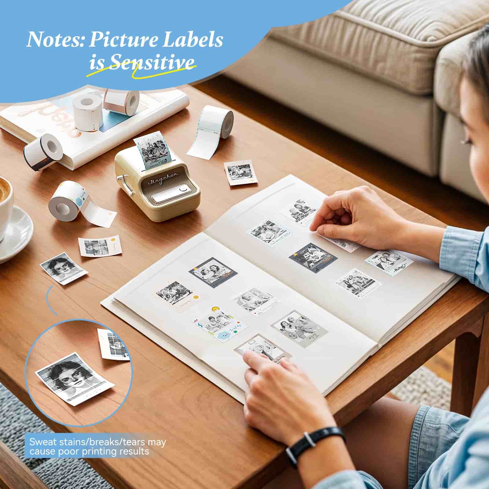 niimbot photo label sticker