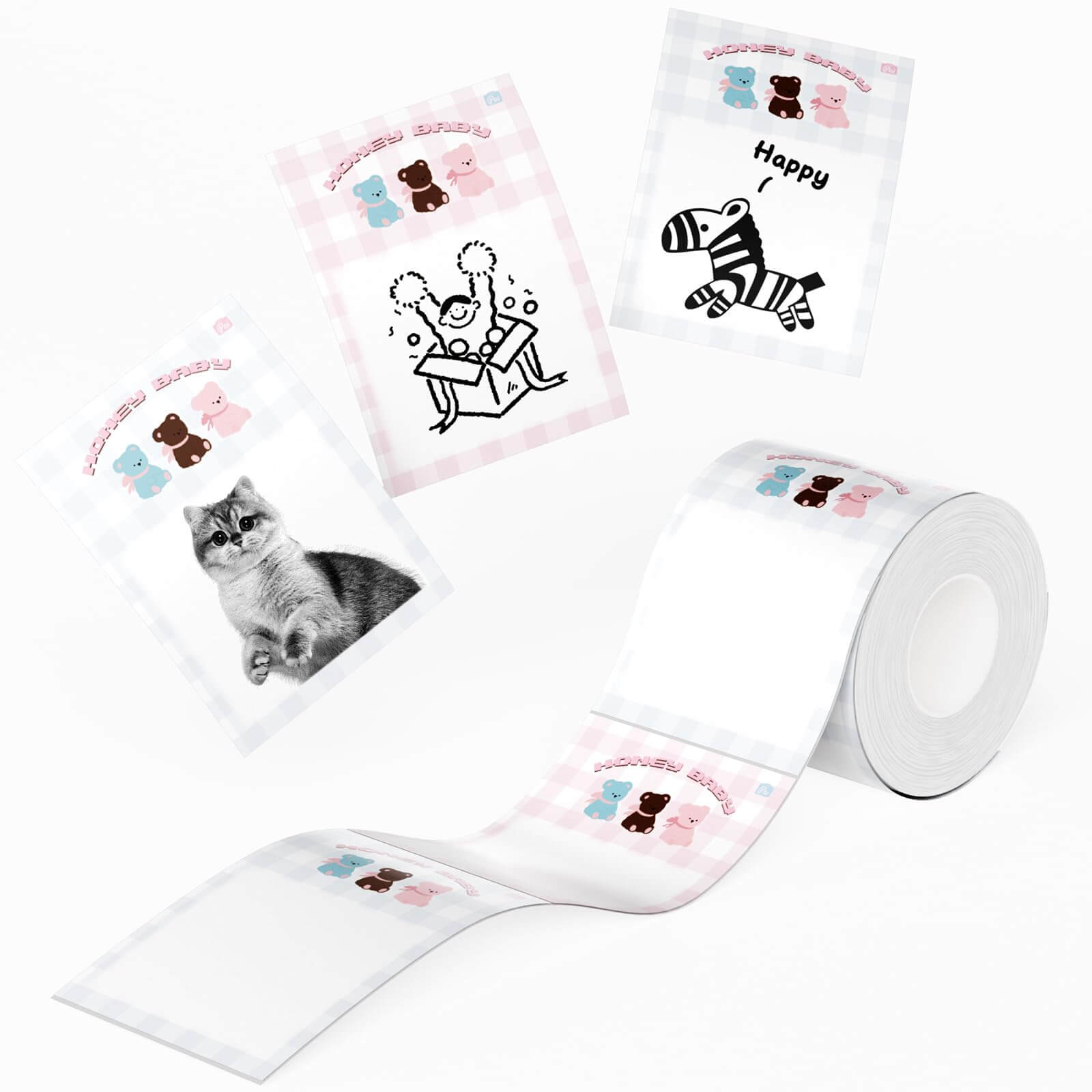 NIIMBOT Photo Papers or Red&Black Labels Only for B21 Pro/B1 Pro-25