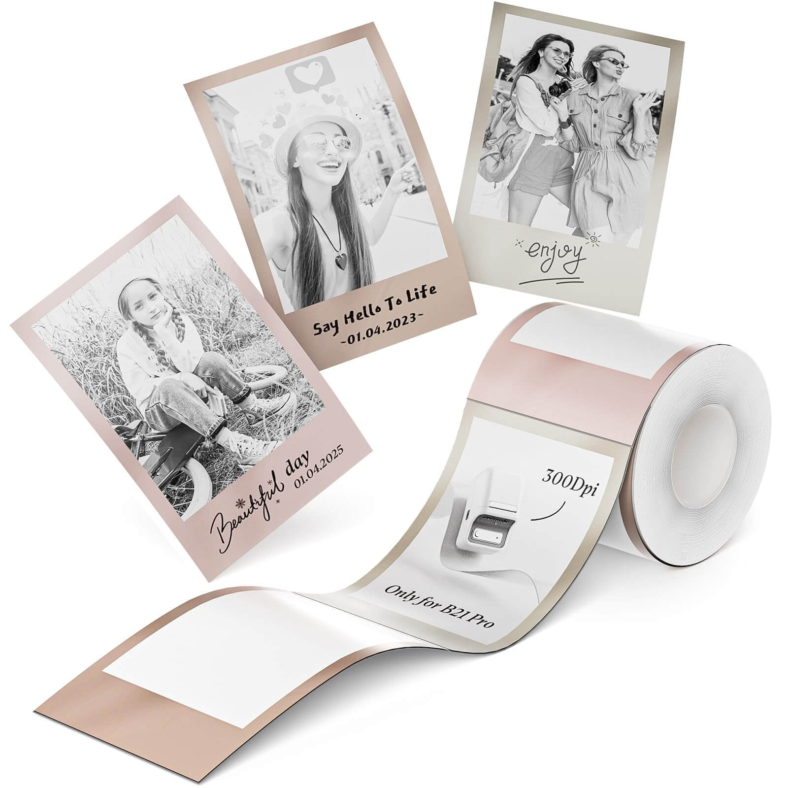 NIIMBOT Photo Papers or Red&Black Labels Only for B21 Pro/B1 Pro