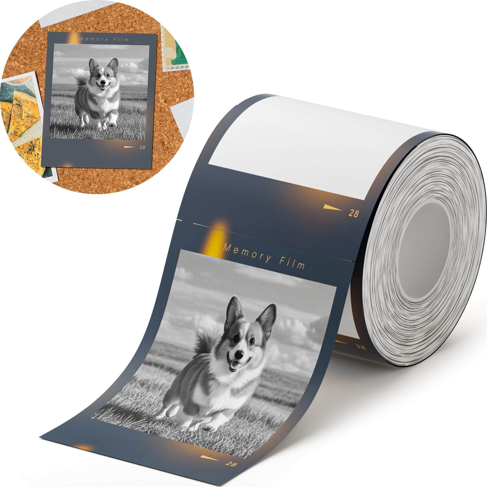 NIIMBOT Photo Papers or Red&Black Labels Only for B21 Pro/B1 Pro-17